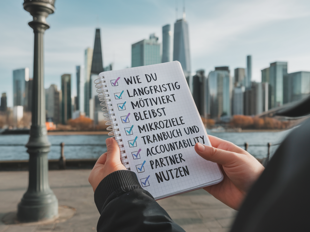 Wie du langfristig motiviert bleibst: mikroziele, trainingstagebuch und accountability-partner nutzen