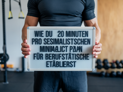 Wie du in 20 minuten pro session einen minimalistischen kraftplan für berufstätige läufer etablierst